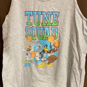 Tune Squad Space Jam Cartoon Tank Top Vintage